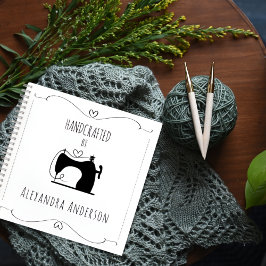 Cuaderno Girly Vintage Sewing Machine Hand Craft