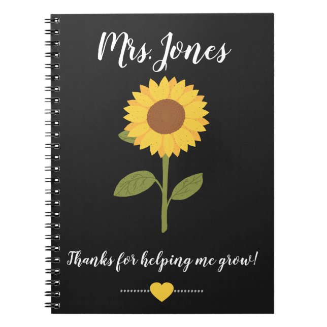 Cuaderno Giro amarillo que me ayuda a crecer (Frente)