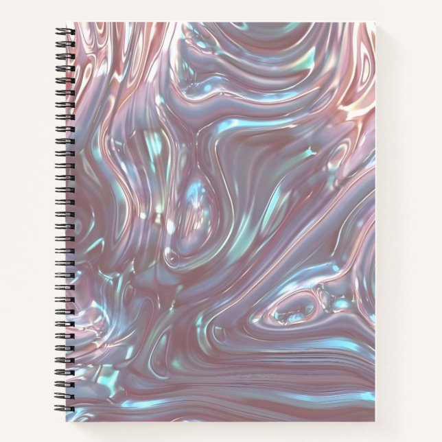 Cuaderno Giro Opalescente: Un Sueño Líquido (Anverso)