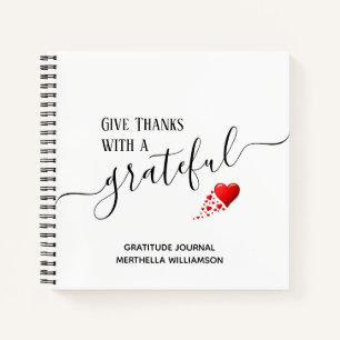 Cuaderno GIVE GRACIAS Christian Gratitude Journal