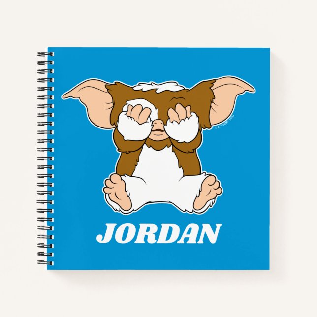 Cuaderno Gizmo | Cute Comic Character | Add Your Name (Anverso)