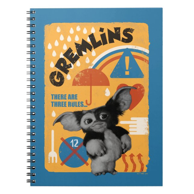 Cuaderno Gizmo | Hay Tres Reglas (Frente)