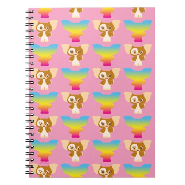 Cuaderno Gizmo | Patrón arcoiris (Frente)