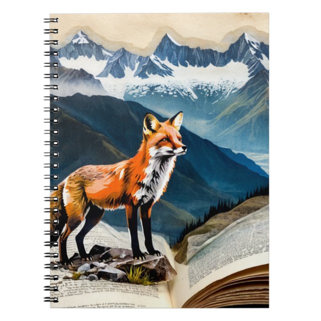 Cuaderno Glaciar Fox | Diario de bloc de notas (Frente)
