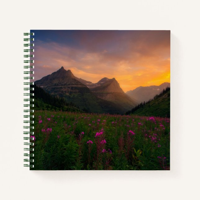Cuaderno Glaciar Wildflowers (Anverso)