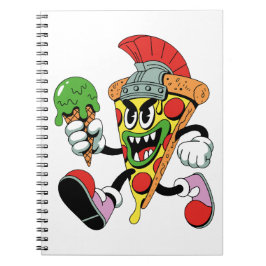 Cuaderno Gladiator Pizza Slice Italiano Brainrot