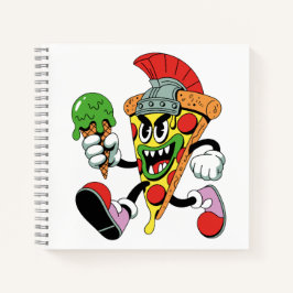 Cuaderno Gladiator Pizza Slice Italiano Brainrot