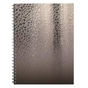Cuaderno Glam abstracto moderno plata rosa rubor oro rosa