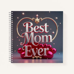 Cuaderno Glam Bling Silver Gold Mejor Mamá