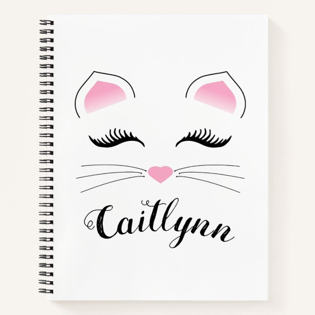 Cuaderno Glam Cat Face (Anverso)