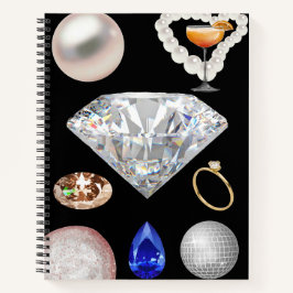 Cuaderno 💍 Glam Diamond & Gems Estética ✨