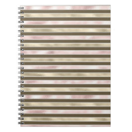 Cuaderno Glam Gold Rubor Ropa marrón rosa
