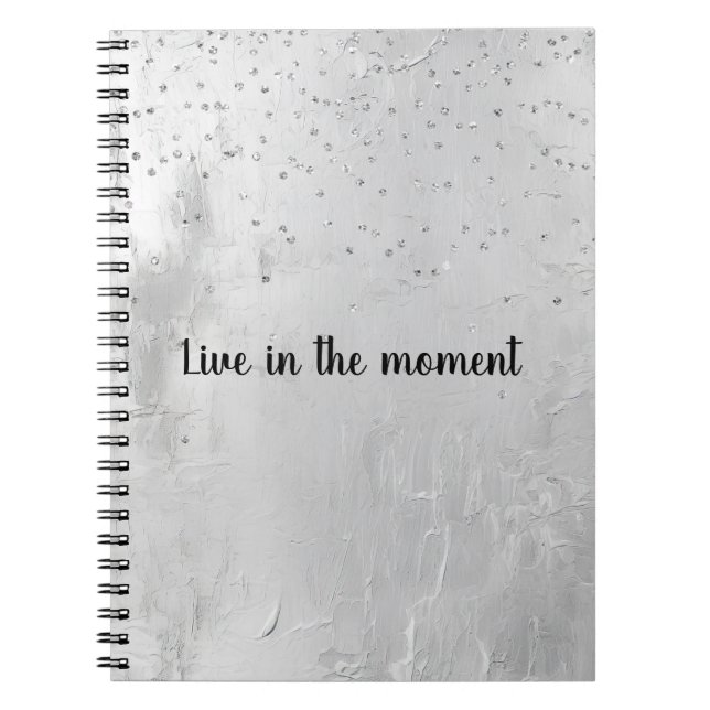 Cuaderno Glam Silver Confetti (Frente)