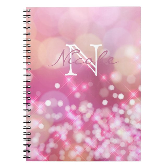 Cuaderno Glamorosas Espuelas Rosa Monográficas (Frente)