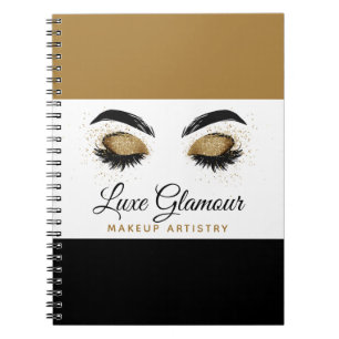 Cuaderno Glamoroso Ojo Lazas Cristales Artista Bar de Belle