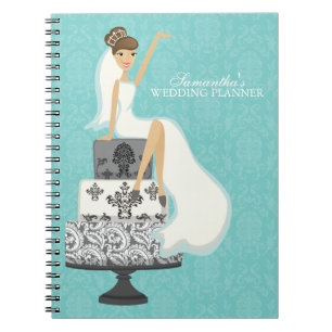 Cuaderno Glamoroso planificador de casamiento de novias en 