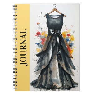 Cuaderno Glamour de época Pequeño vestido negro LBD