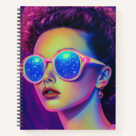 Cuaderno Glamour Neon Galaxy