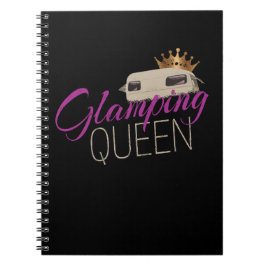 Cuaderno Glamour Queen Camping con caravanas vintage