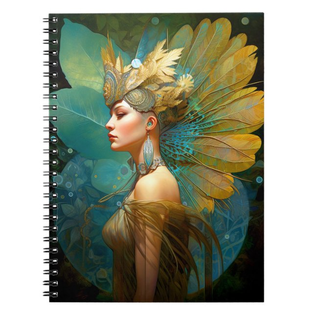 Cuaderno Glamourosas hadas arte fantasmal (Frente)