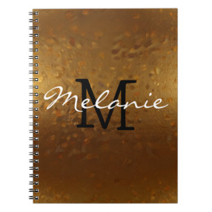 Cuaderno Glamuroso con Monograma para Ella
