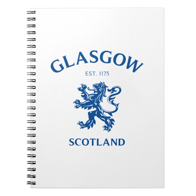 CUADERNO GLASGOW, ESCOCIA (Frente)