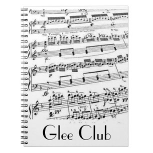 Cuaderno Glee Club Music