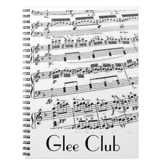 Cuaderno Glee Club Music (Frente)