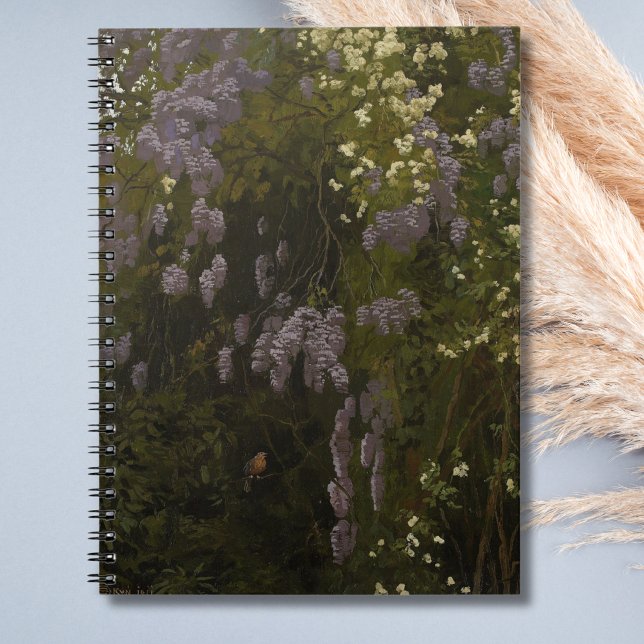 Cuaderno Glicinas en Flor - Composición Floral (Subido por el creador)