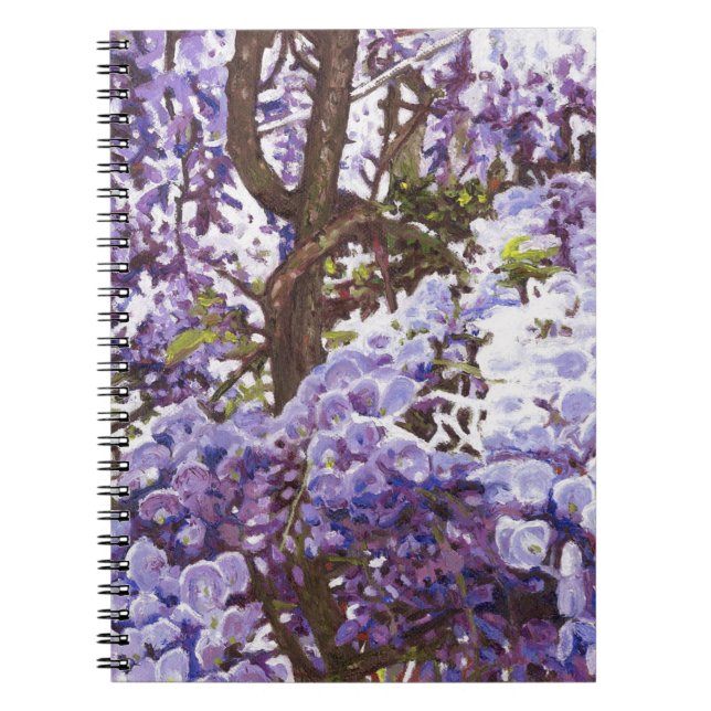 Cuaderno Glicinias azules 2011 (Frente)