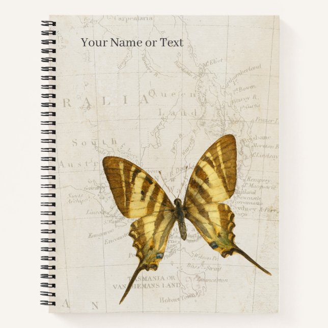 Cuaderno Glider Monocromo – Cola de Espada de Cuatro Barras (Anverso)