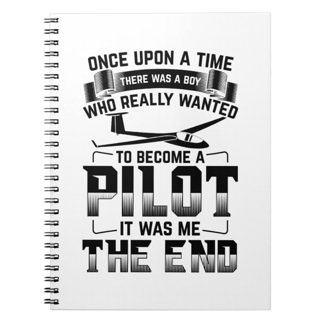 Cuaderno Glider Pilot | Glide Glide Glide Soaring Thermal G (Frente)