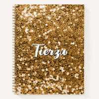 Glitter Personalizado Dorado Grueso