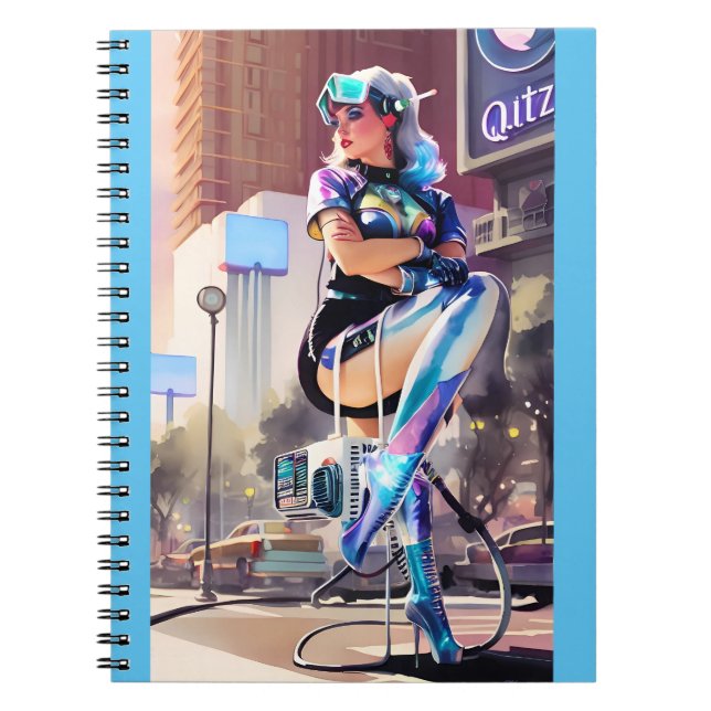 Cuaderno Glitz, Qitz y Glamour Ken Gage Art (Frente)
