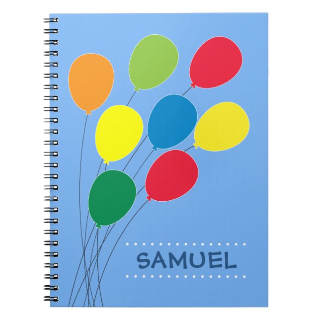 Cuaderno Globo colorido que agrupa a muchachos (Frente)