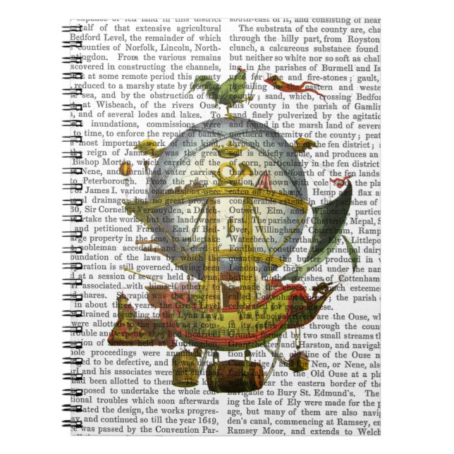 Cuaderno Globo de aire caliente minerve (Frente)