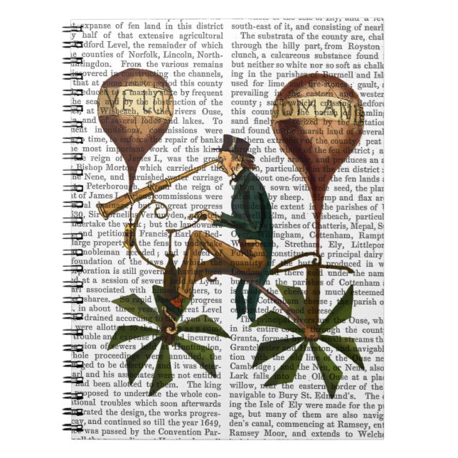 Cuaderno Globo de aire caliente Voyage A La Lune (Frente)