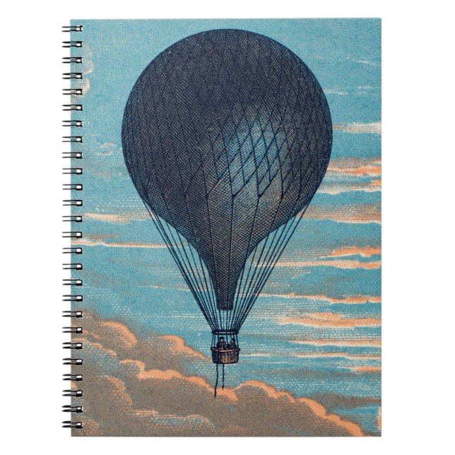 Cuaderno Globo de aire vintage (Frente)