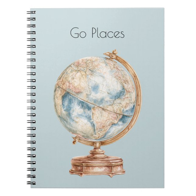 Cuaderno Globo Mundo Lugares (Frente)