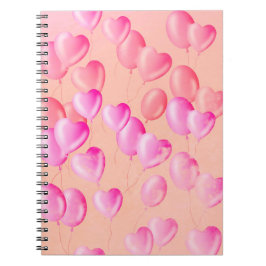 Cuaderno Globos azules Sereno cielo naranja 