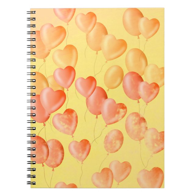 Cuaderno Globos azules Sereno cielo soleado  (Frente)