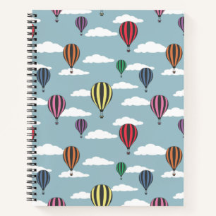 Cuaderno Globos de aire caliente de colores