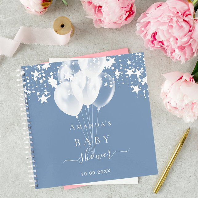 Cuaderno Globos polvorientos de estrellas azules de la duch (Subido por el creador)