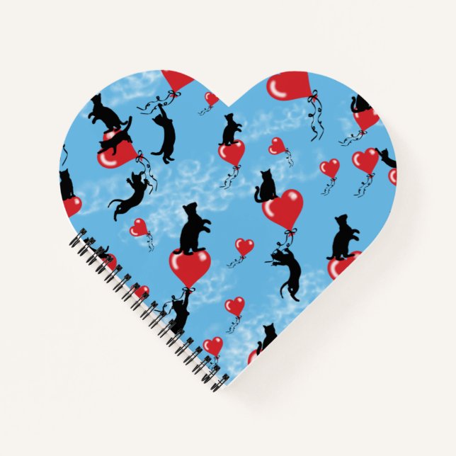 Cuaderno Globos rojos voladores (Anverso)