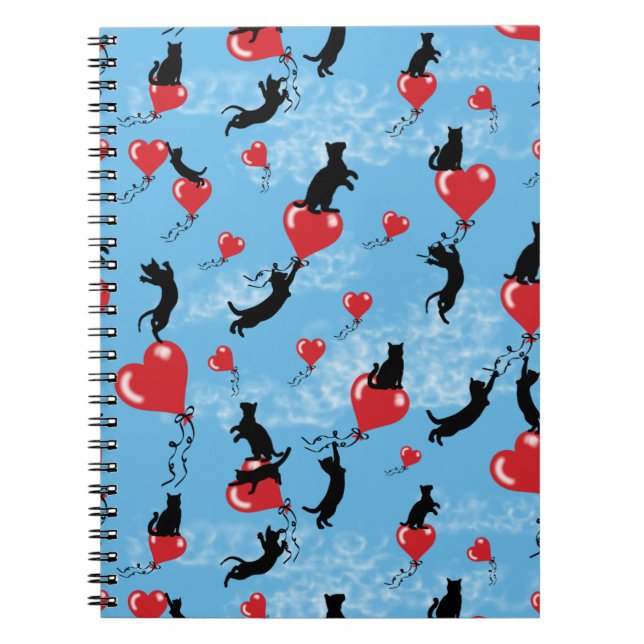 Cuaderno Globos rojos voladores (Frente)