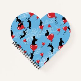 Cuaderno Globos rojos volando