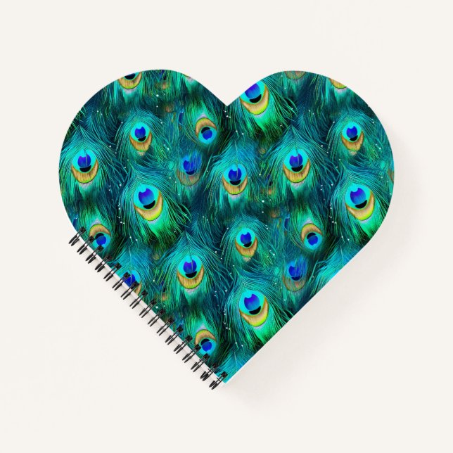 Cuaderno Gloria de pavo real (Anverso)
