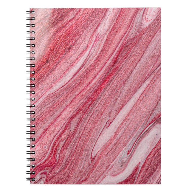 Cuaderno Glossy Nail Polaco: fondo texturizado (Frente)