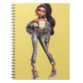 Cuaderno Glow Getter Yellow Spiral Photo Notebook