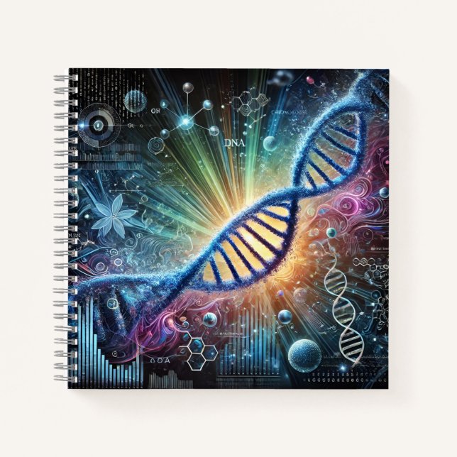 Cuaderno Glowing Helix, Chromosomes & Molecular Biology  (Anverso)